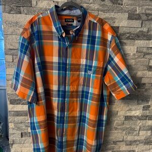 Chaps Men's Multicolor Plaid Shirt 3xL new
